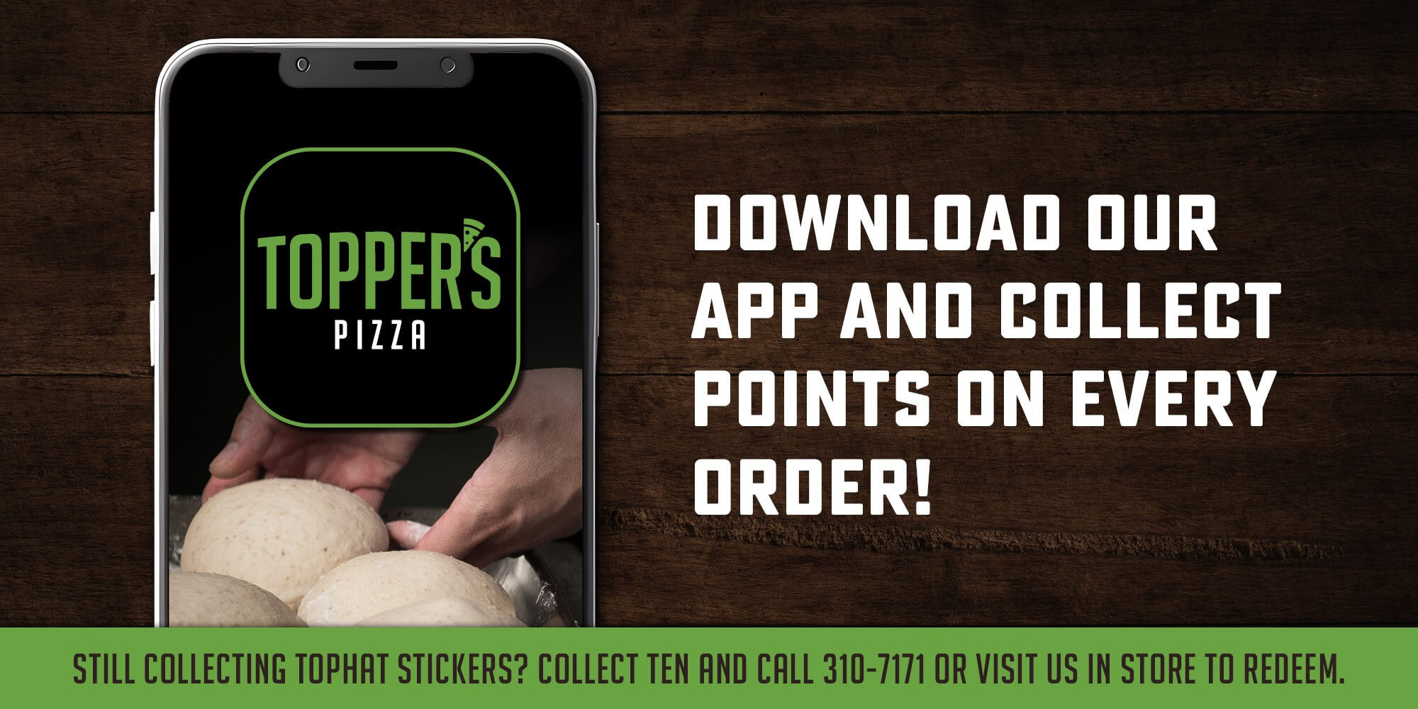 Download Topper's app to collect point