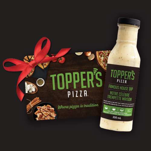 Get Famous House Dip or Gift Cards for a perfect holiday gift