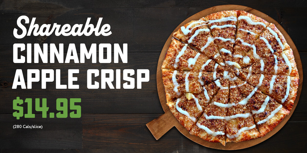 Shareable Cinnamon Apple Crisp $14.95