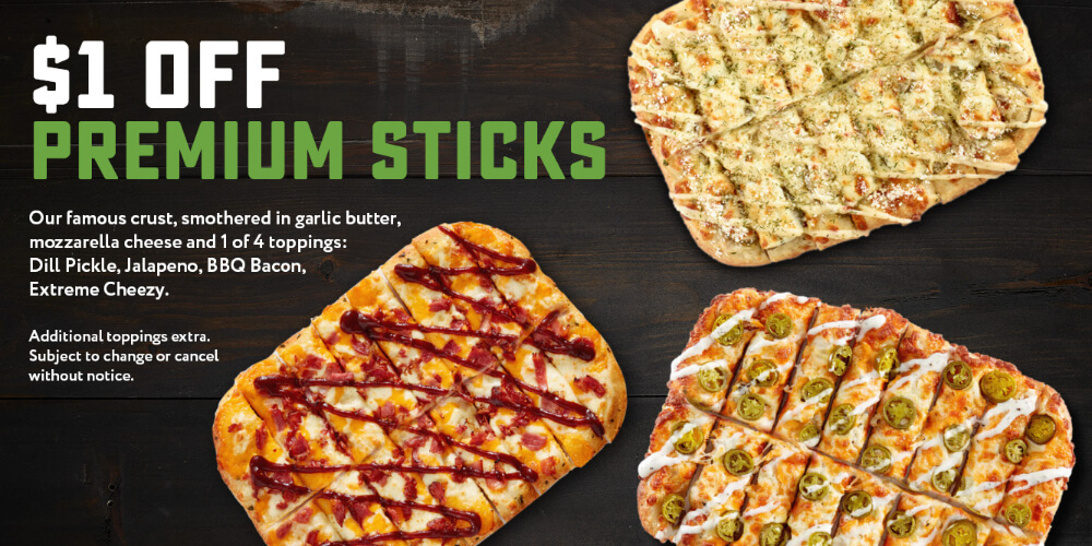$1 off premium sticks