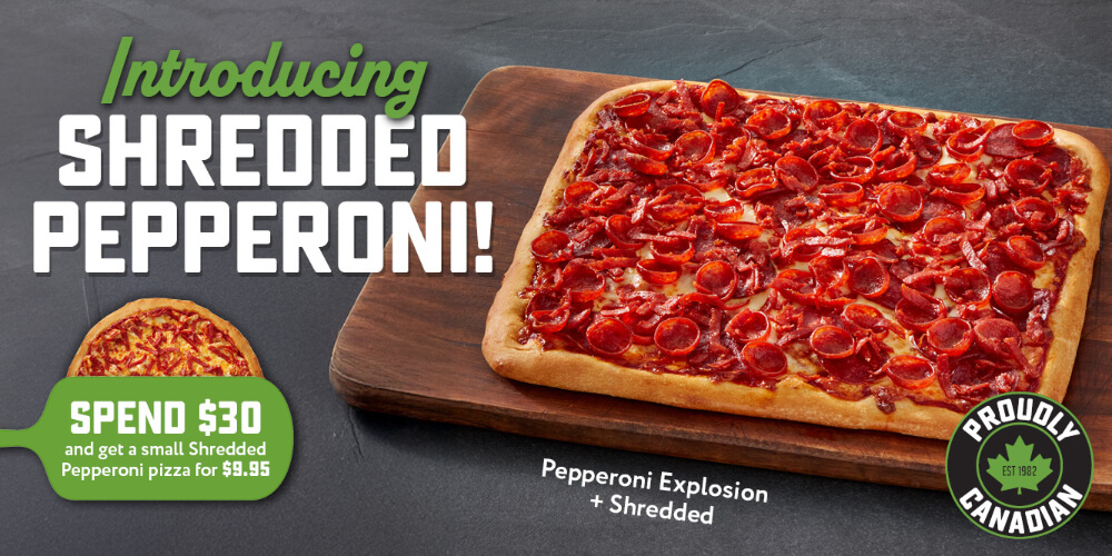 Introducing Shredded Pepperoni Pizza!