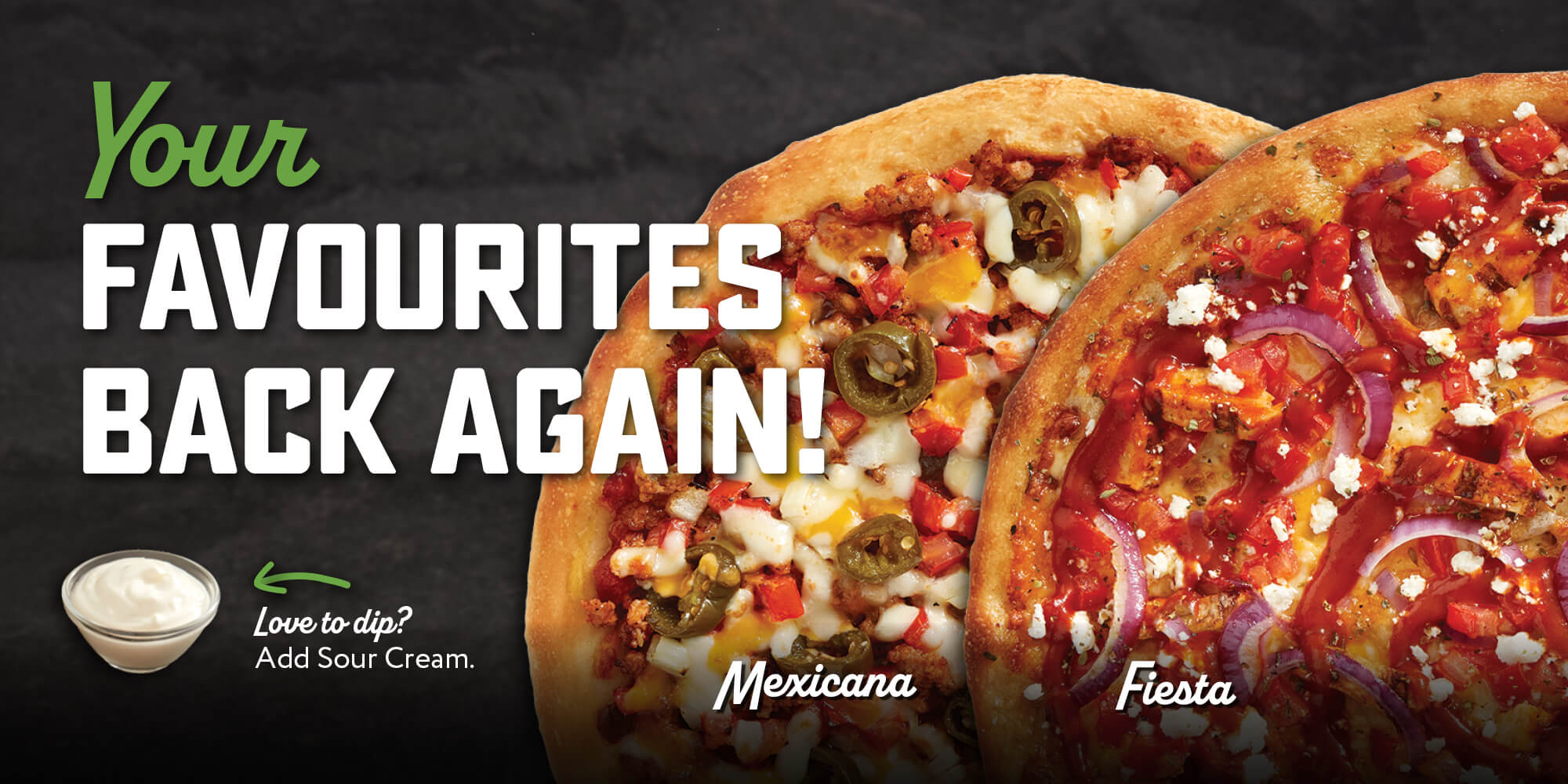 Mexicana and Fiesta pizza are back!