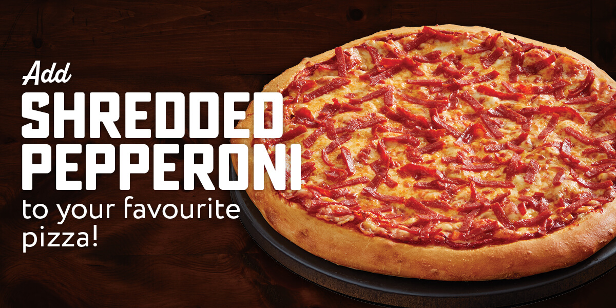 Introducing Shredded Pepperoni Pizza!