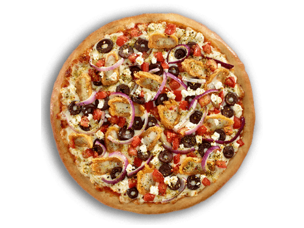 Mediterranean Chicken Pizza